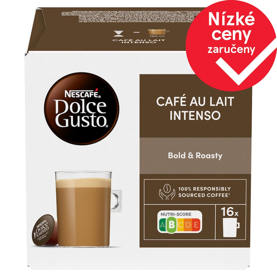 NESCAFÉ® Dolce Gusto® Café au Lait Intenso - kapslová káva - 16 kapslí v balení