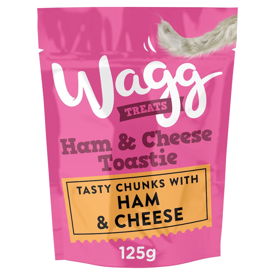 Wagg Ham and Cheese Toastie Dog Treats 125g
