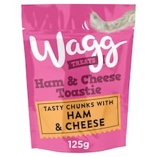 Wagg Ham and Cheese Toastie Dog Treats 125g