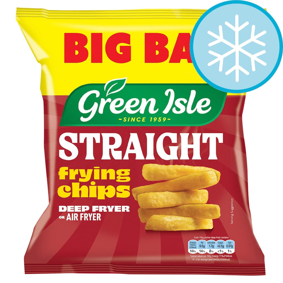 Green Isle Frying Chips 1.3Kg
