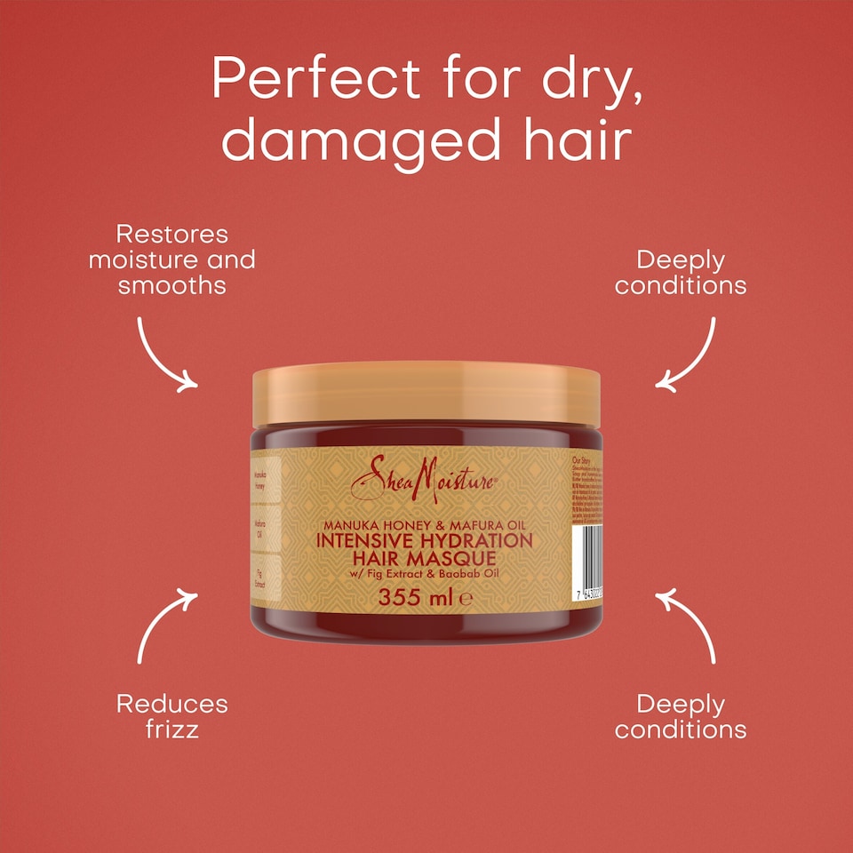 image 1 of Shea Moisture Hair Manuka Honey & Mafura Oil 355Ml