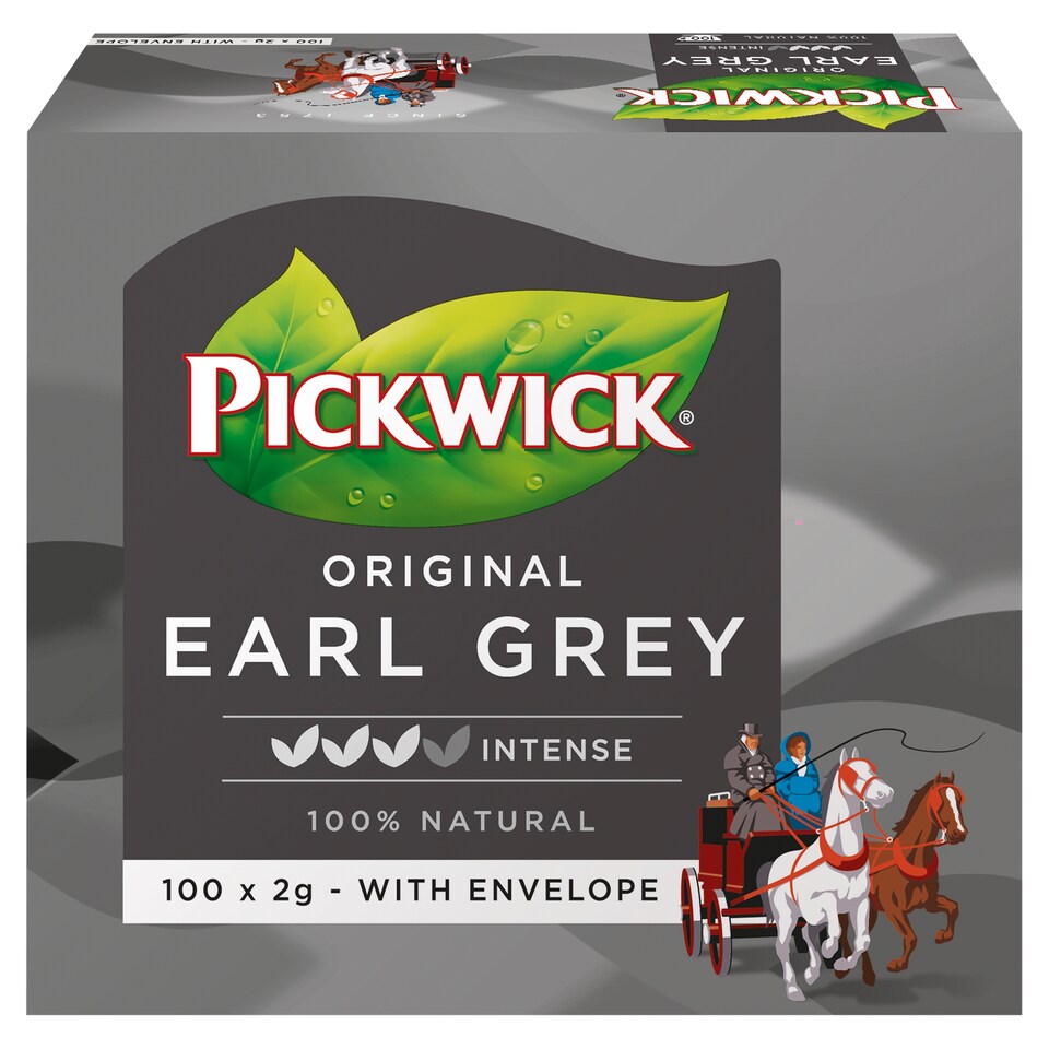 PICKWICK čaj Earl Grey 100 ks 200g