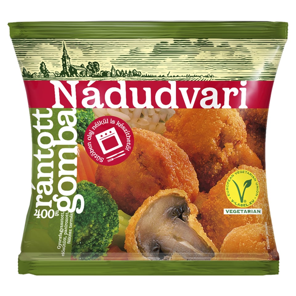 Nádudvari Quick-Frozen Fried Mushrooms 400 g