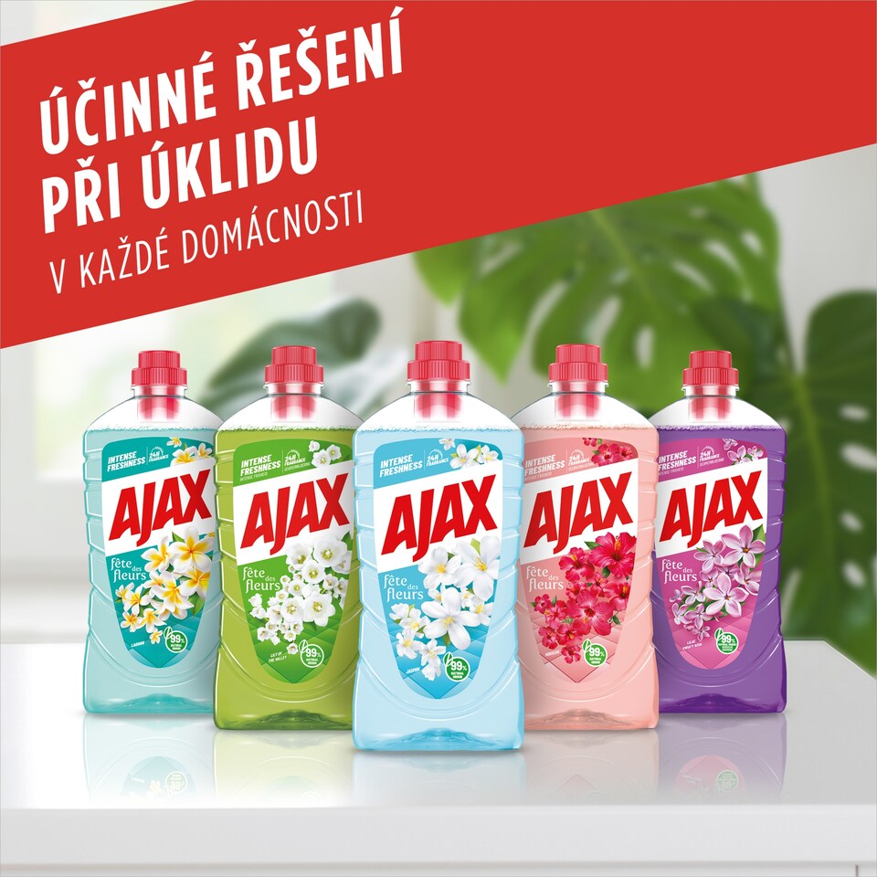 Obrázek 1 pro produkt Ajax Floral Fiesta Jasmine univerzální čistící prostředek 1000 ml