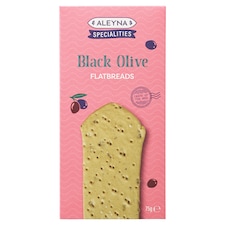 Aleyna Specialities Black Olive Flatbreads 75g