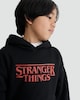 image 2 of Stranger Things Cotton Rich Hoodie in Black