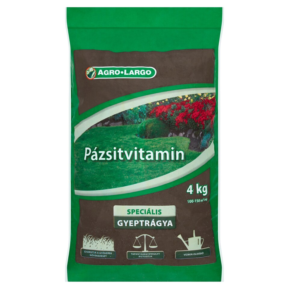 Agro-Largo Pázsitvitamin speciális gyeptrágya 4 kg