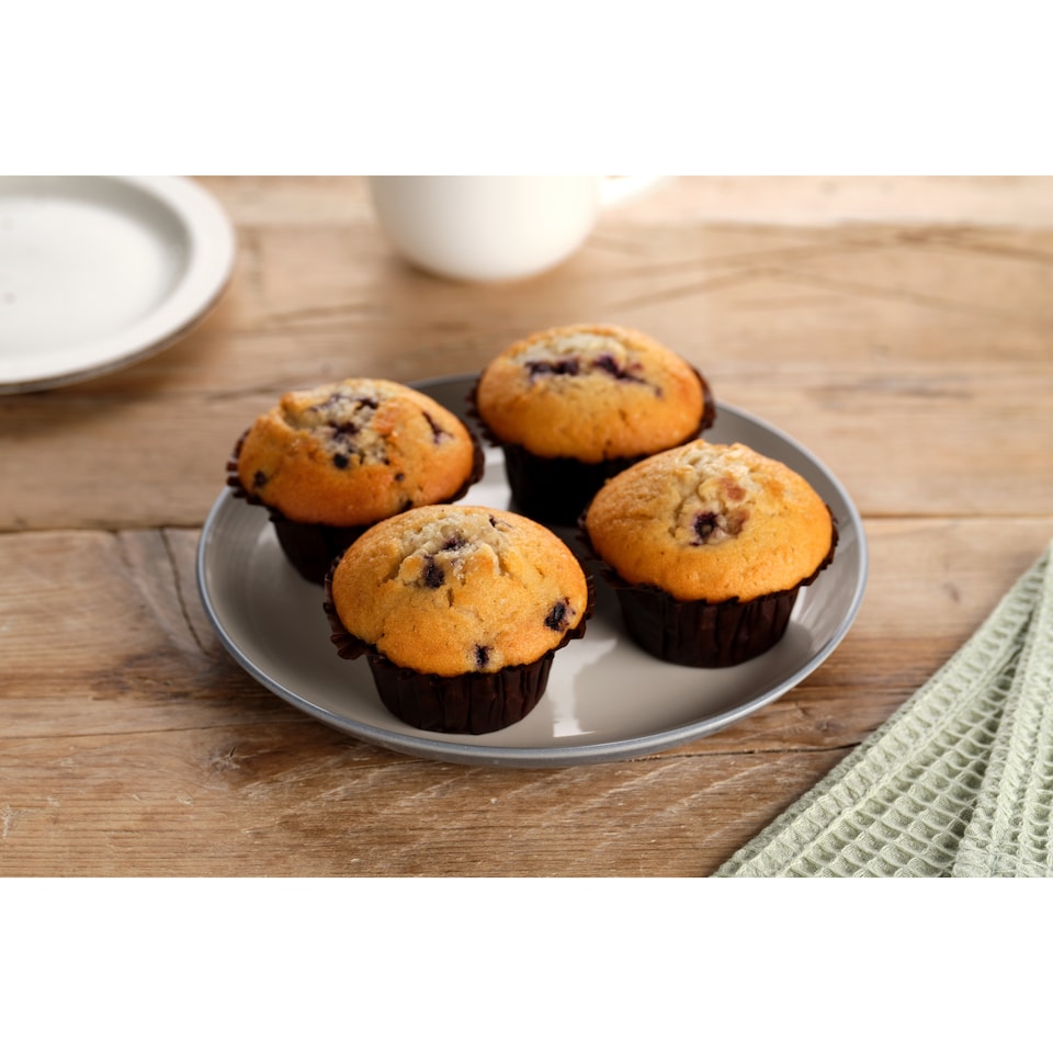 image 1 of Tesco Blueberry Muffins 4 Pack