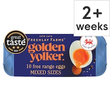 Freshlay Golden Yolks Free Range Eggs 10 Pack 540G