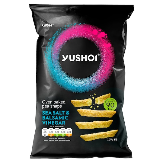 YUSHOI SNAPEA RICE STICKS SOY BALS VNGR 105G