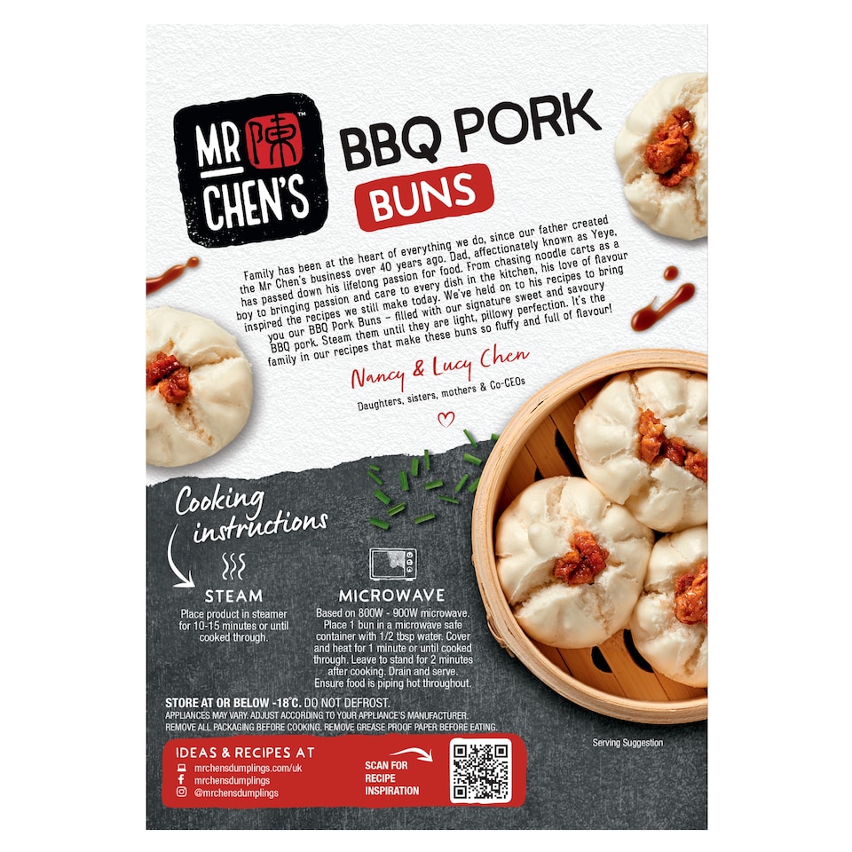 image 1 of Mr Chen's BBQ Pork Buns 5 pieces 250g