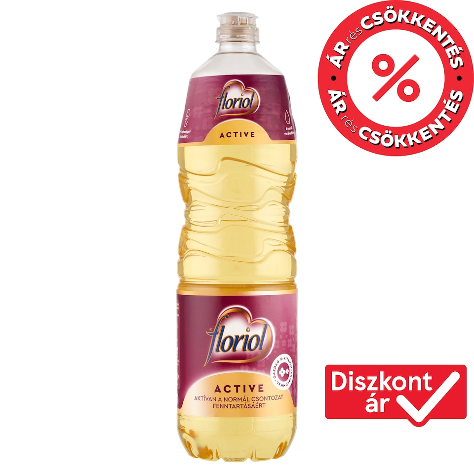 Floriol Active finomított repceétolaj 1 l  1. kép