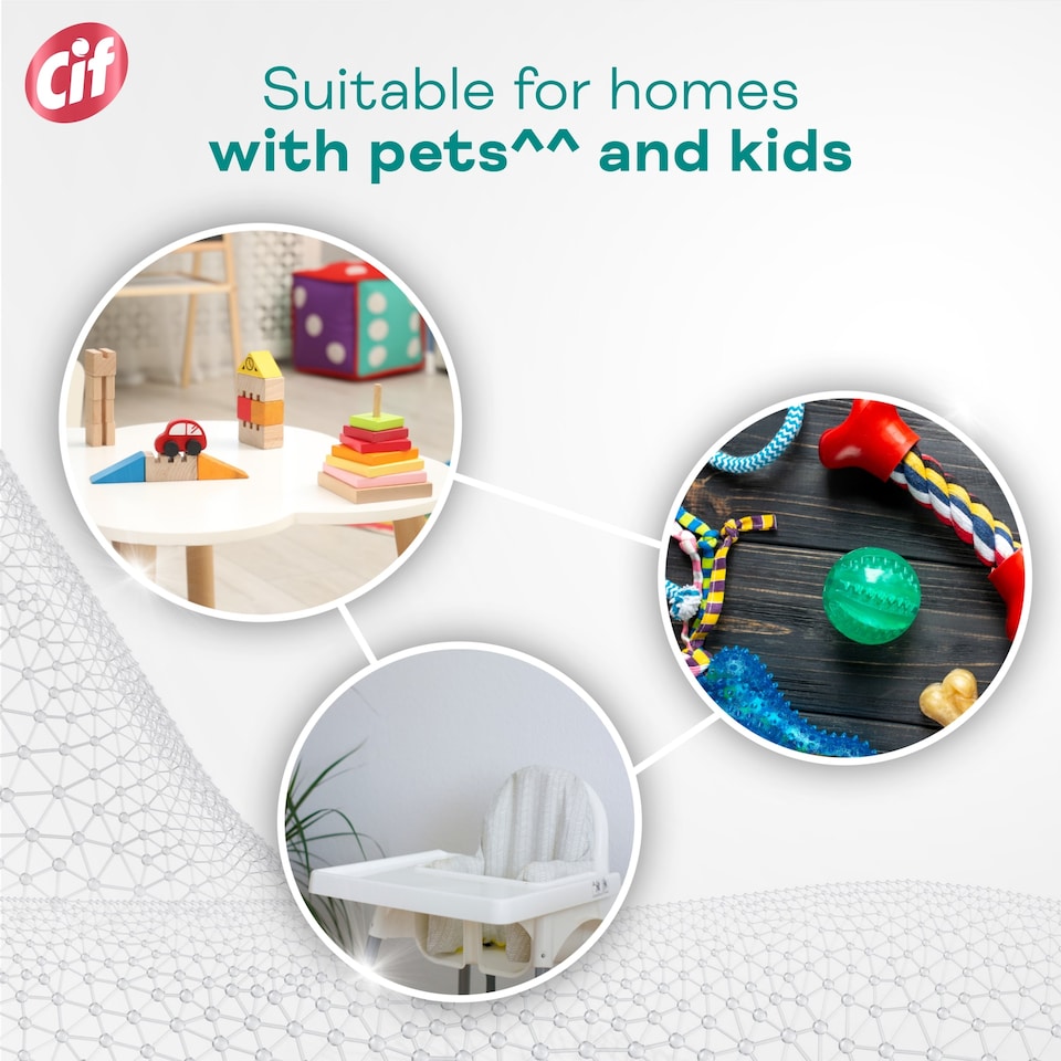 image 1 of Cif Infinite Clean All in One: Anti-Bac Apple & Jasmine Spray 280ml