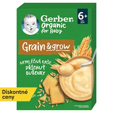 GERBER Organic nemliečna kaša s príchuťou sušienky 200 g