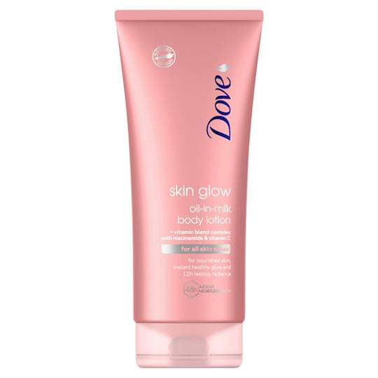 Dove Skin Glow Oil In Milk Body Lotion 200Ml Tesco Groceries