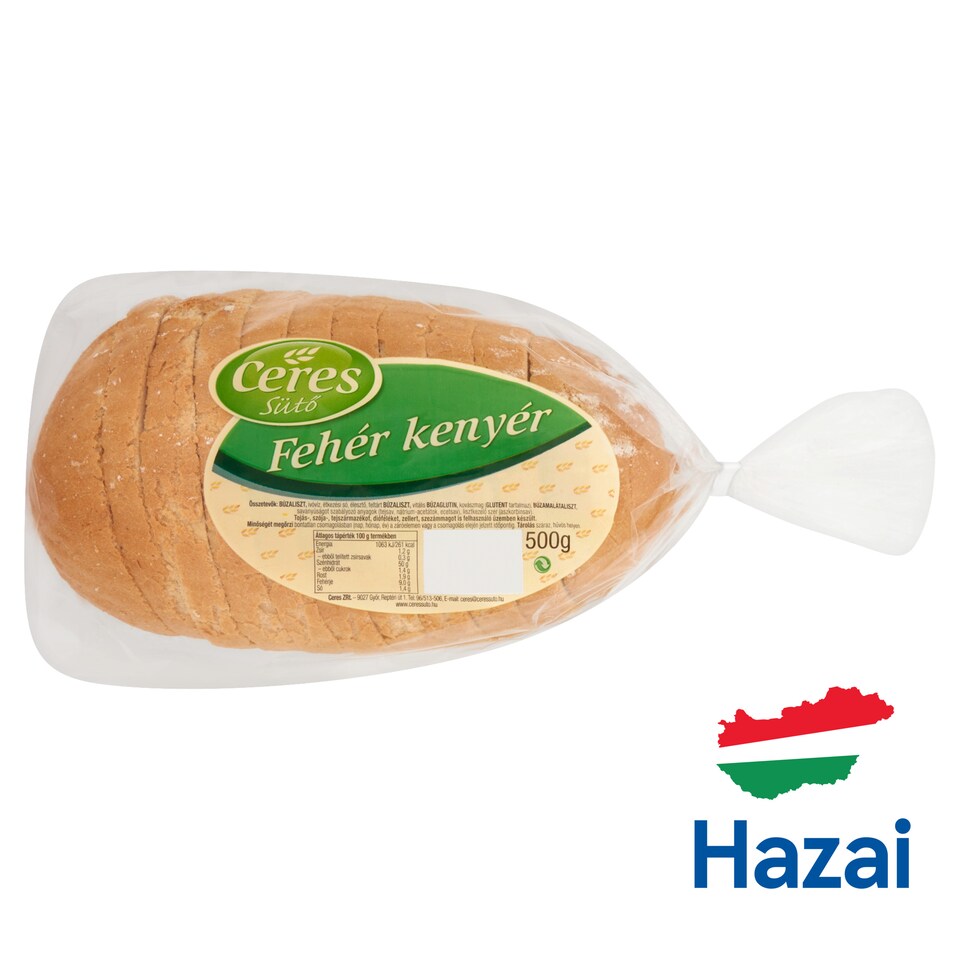 image 1 of Ceres Sütő White Bread 500 g