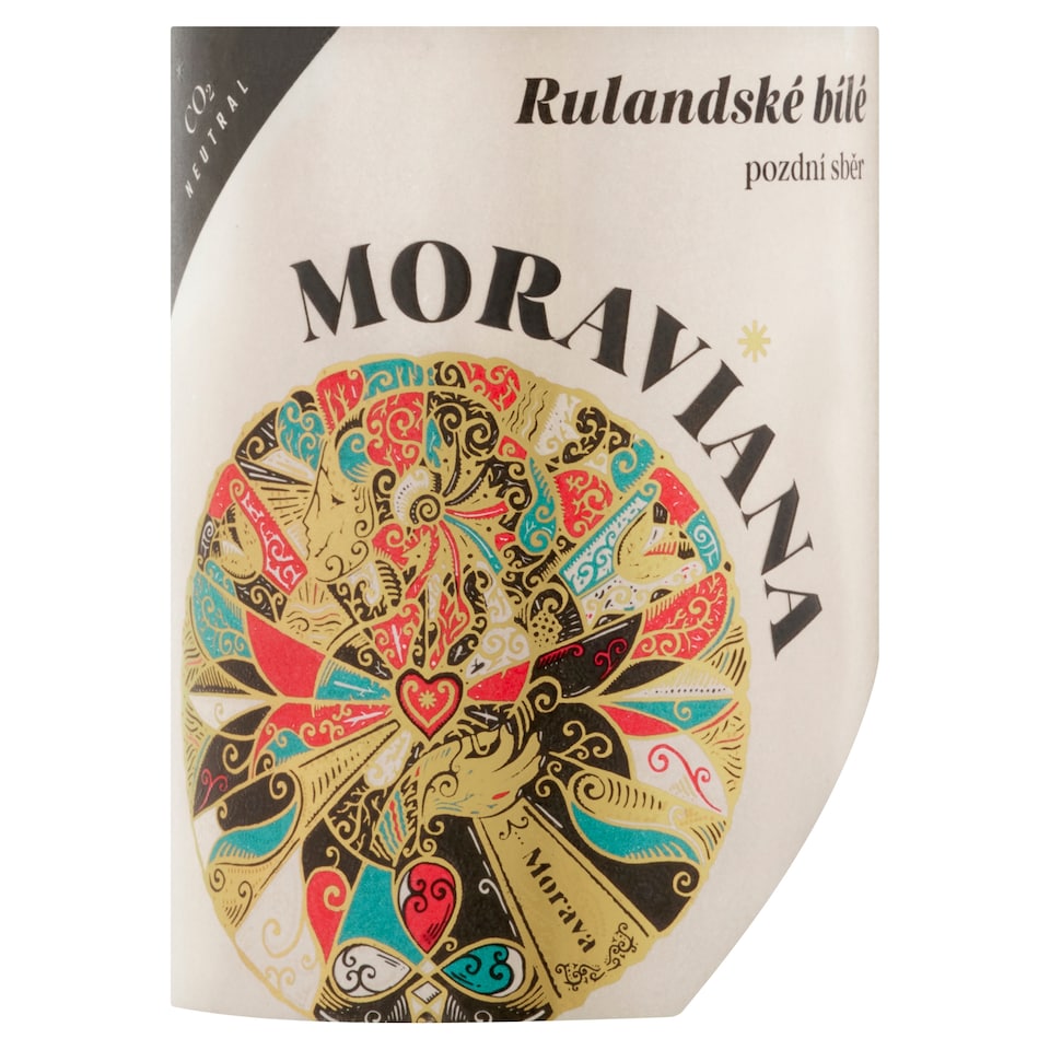 Obrázek 1 pro produkt Moraviana Rulandské bílé jakostní víno s přívlastkem pozdní sběr bílé polosuché 0,75l