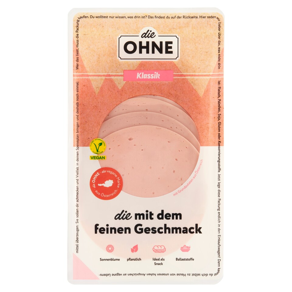 Die Ohne Vegan nárez - jemný 80 g