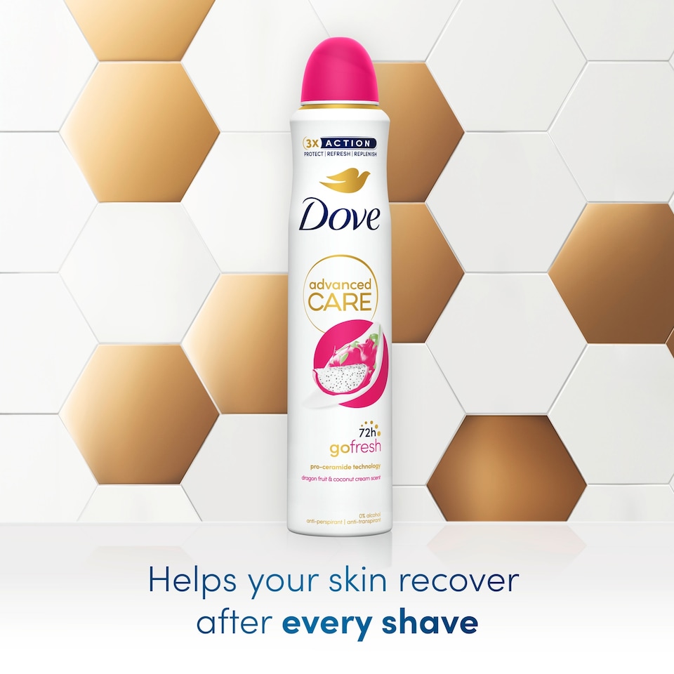 image 1 of Dove Advanced Care 72h Go Fresh Dragonfruit & Coconut Cream Anti-perspirant 200ml