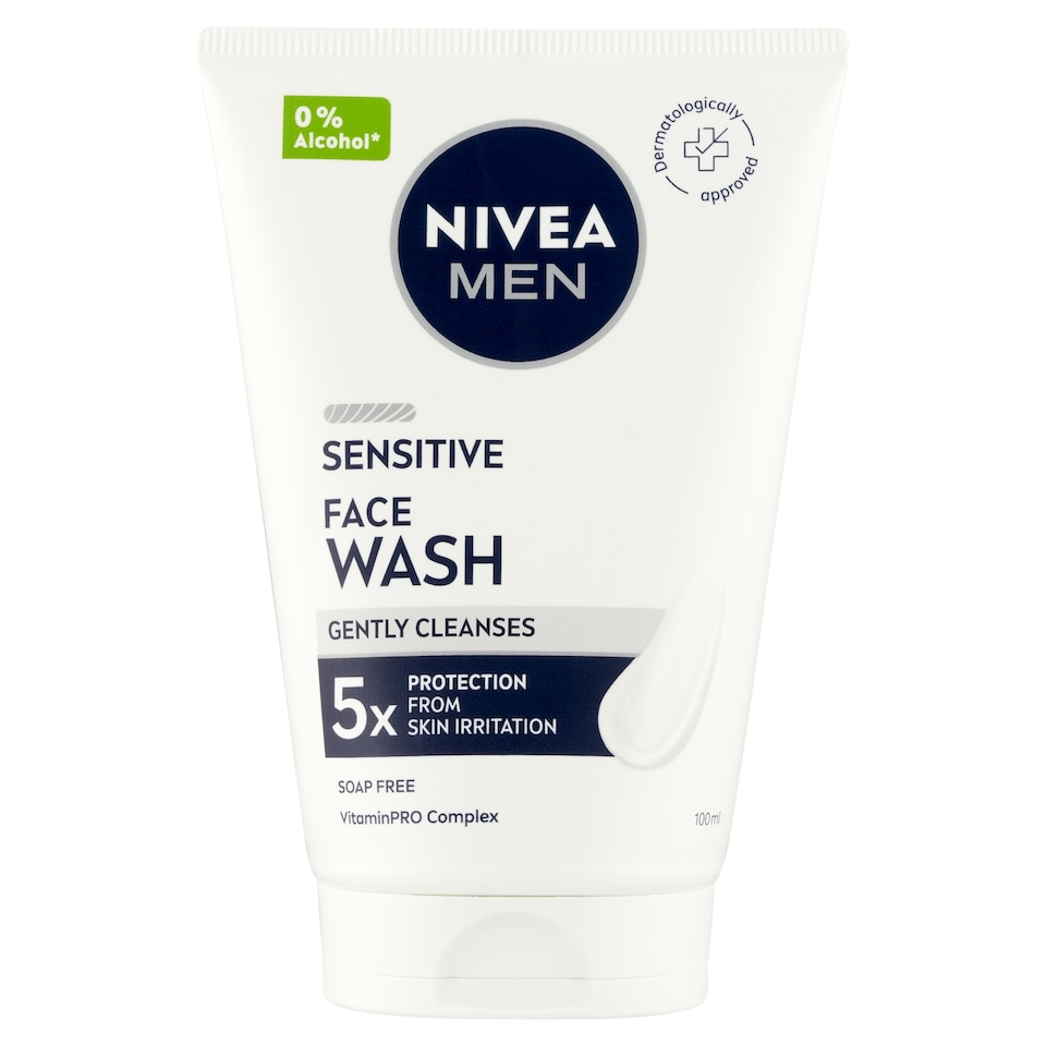 NIVEA MEN Sensitive arclemosó 100 ml 1. kép