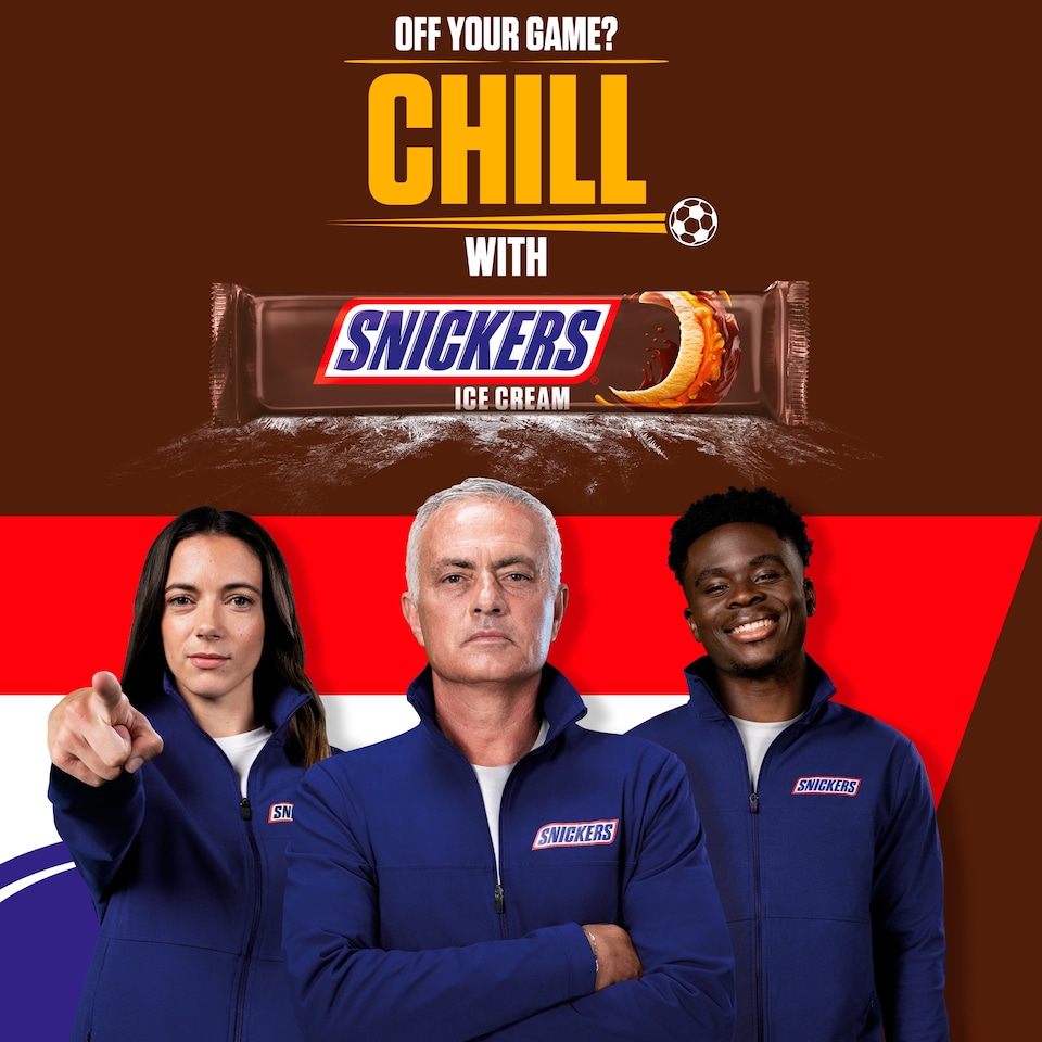 image 1 of Snickers White Ice Cream Bars 4x40.8g