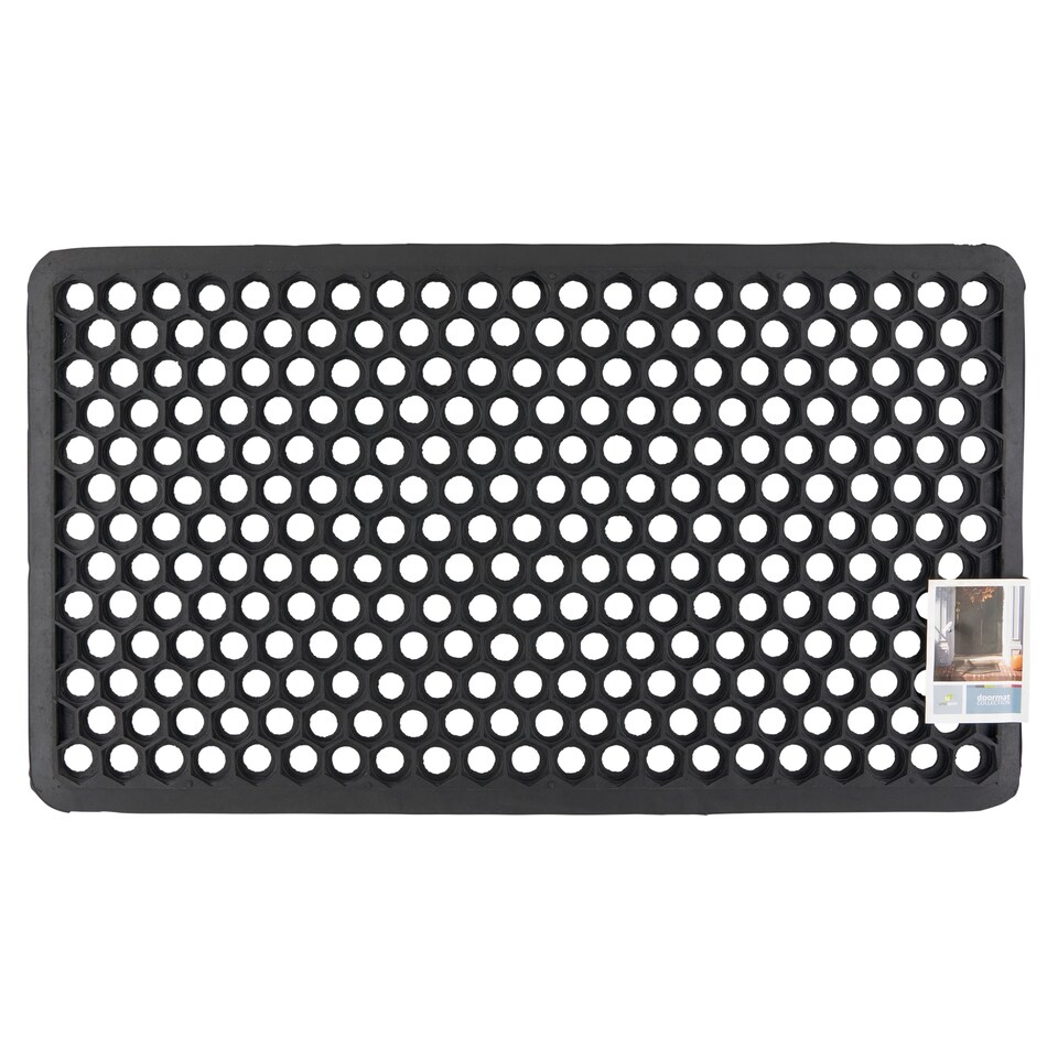 Unic Spot Černá rohožka 40 cm x 70 cm