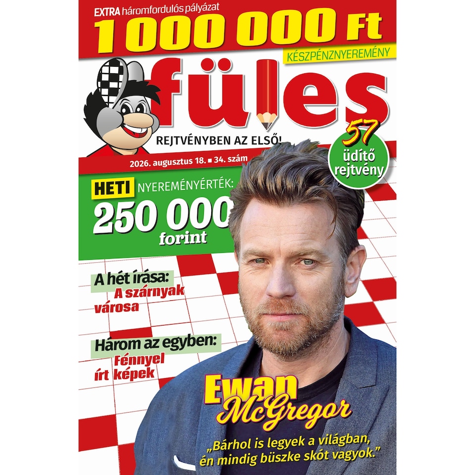 Füles a rejtvénylap