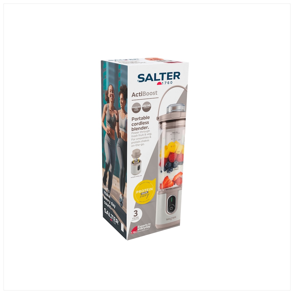 image 1 of Salter Actiboost Stone Portable Cordless Blender