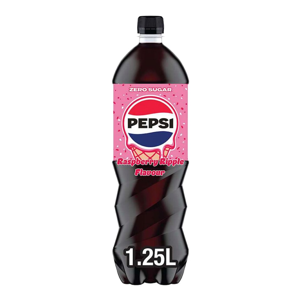 image 1 of Pepsi Zero Sugar Raspberry Ripple Flavour 1.25L