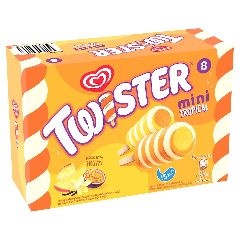 image 1 of Twister Mini Tropical 8 x 50 ml (400 ml)