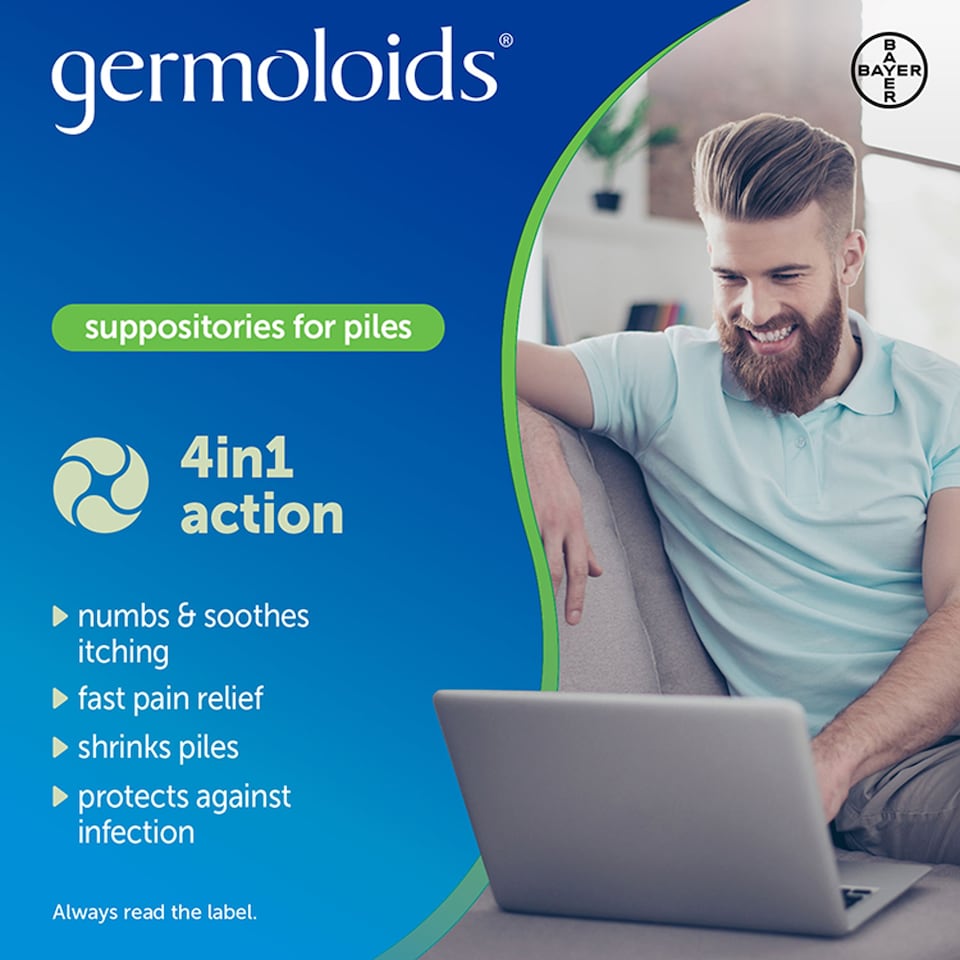 image 1 of Germoloids Triple Action Haemorrhoids Suppositories 24s