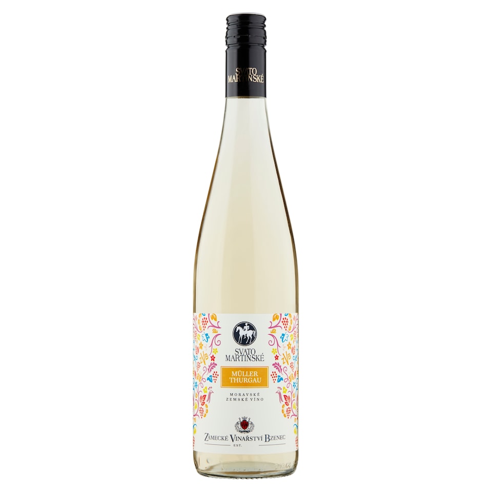 Zámecké Vinařství Bzenec St. Martin Müller Thurgau White Dry Moravian Wine 0.75L