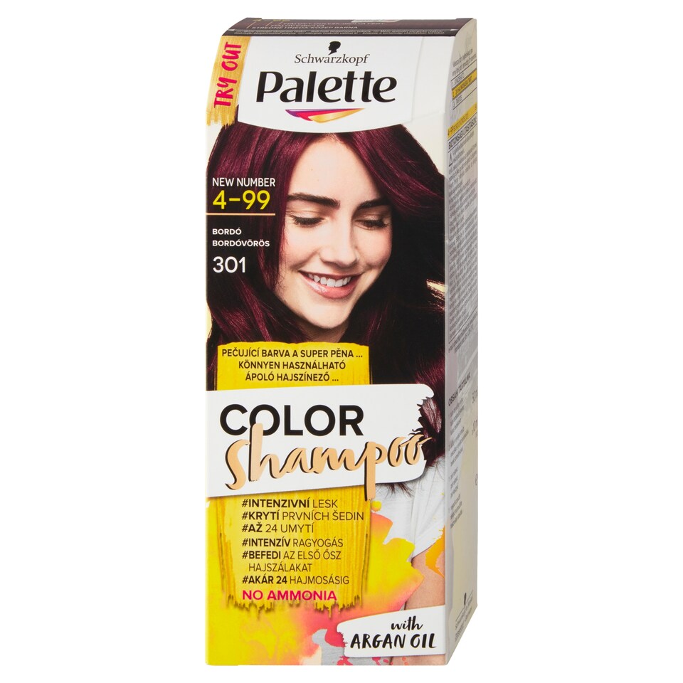 obrázok 1 z Schwarzkopf Palette Color Shampoo farba na vlasy Čokoládovohnedý 4-99 (301)