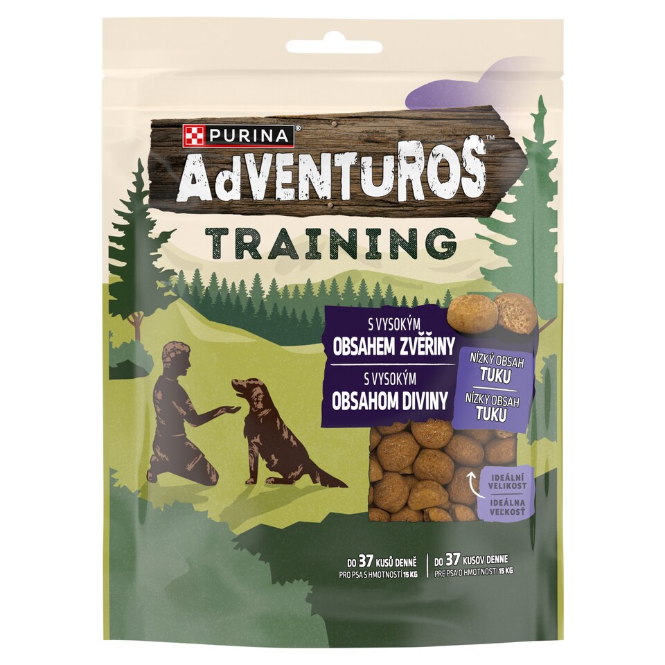Adventuros Tréninkové pochoutky pro psy s vysokým obsahem zvěřiny 115g