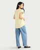 image 2 of F&F Pure Cotton Short Sleeved T-Shirt in Yellow