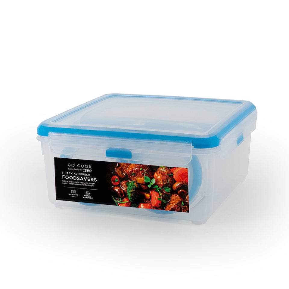 image 1 of Go Cook Klipfresh Food Storage 6 Pack