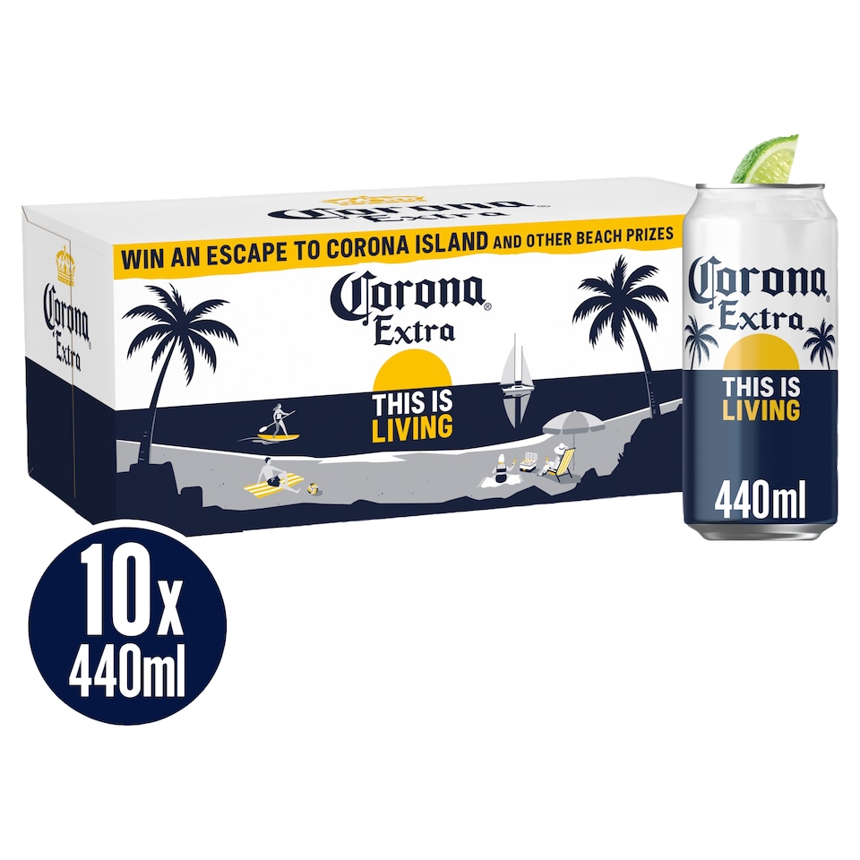 Corona Extra La Cerveza Mas Fina 10x440ml