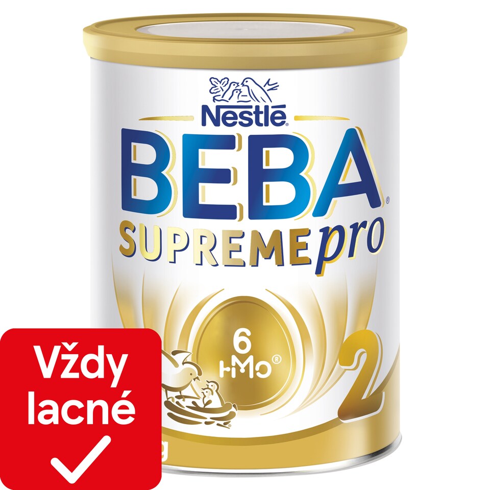 BEBA SUPREMEpro 2, 6 HMO, následné dojčenské mlieko, 800 g
