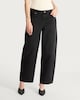 image 3 of The F&F Edit Barrel Leg Jeans in Black