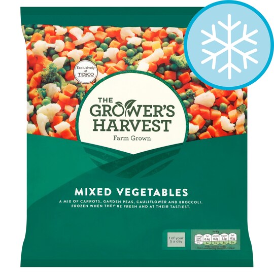 Grower's Harvest Mixed Vegetables 1.16Kg Tesco Groceries