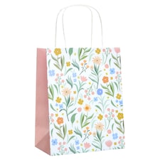 Tesco Ditsy Floral Cream Medium Bag