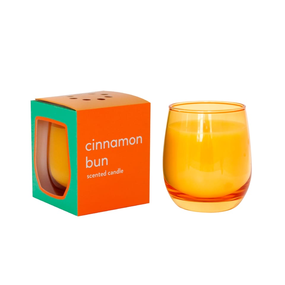 F&F Home Colour Pop Cinnamon Bun Candle 200g