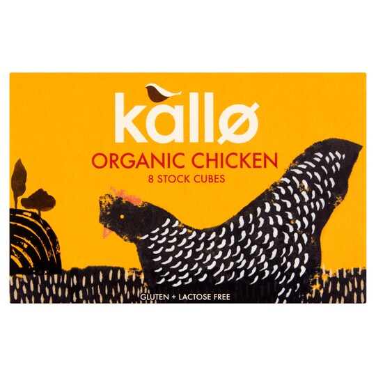 Kallo Organic Chicken Stock Cubes 8Pk 88G Tesco Groceries