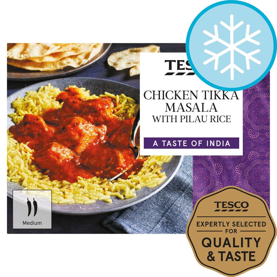 Tesco Chicken Tikka Masala Pilau Rice 400G Tesco Groceries