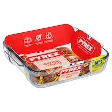 Pyrex Glass Square Roaster 21X21cm