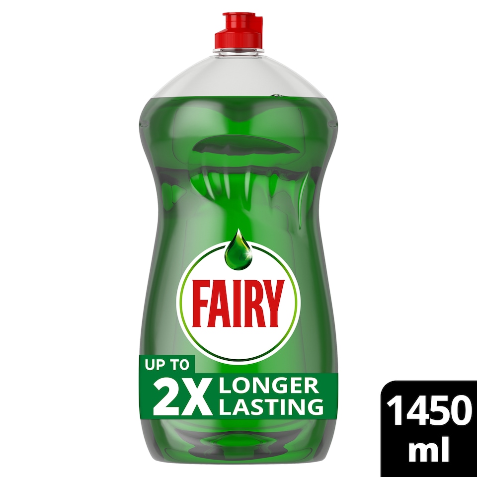 image 1 of Fairy Original Washing Up Liquid Green with LiftAction 1450ML