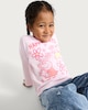 image 1 of Peppa Pig Pure Cotton Happy Days Long Sleeved Top in Pink