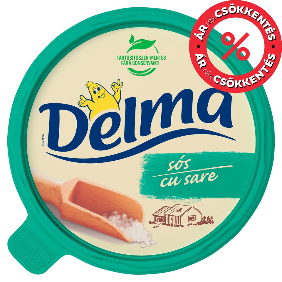 Delma sós 39% zsírtartalmú light margarin 450 g  1. kép