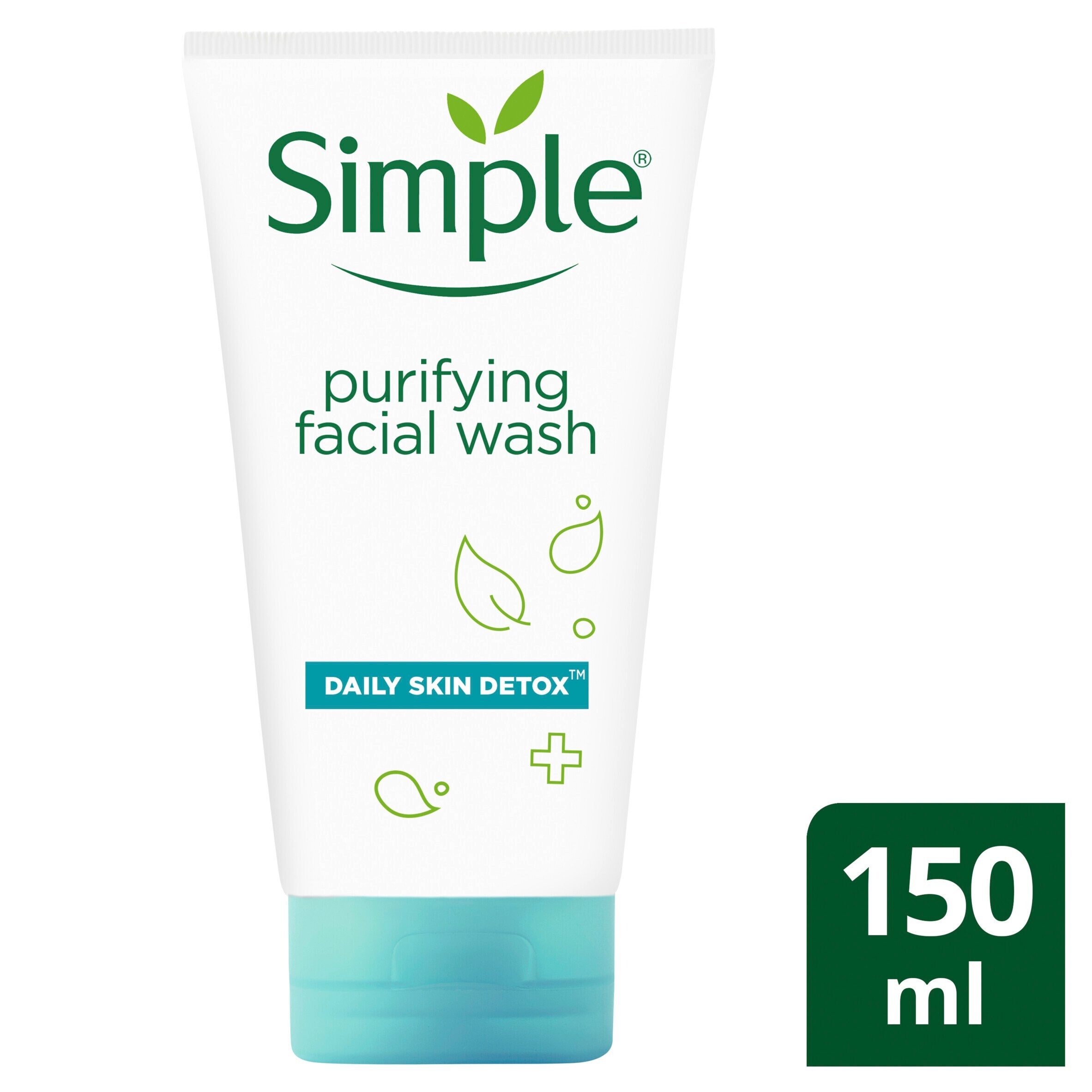purifying facial wash simple