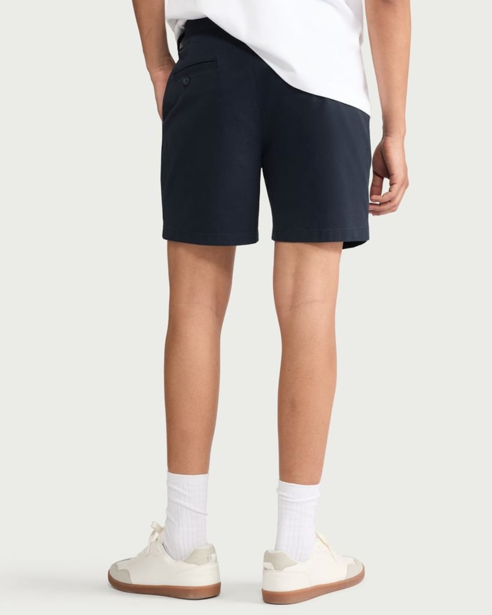 image 1 of F&F Cotton Rich Chino Shorts in Navy